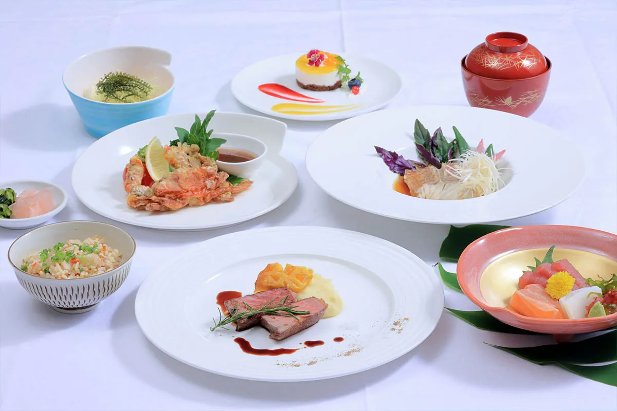 Japanese, Western, and Chinese Kaiseki Plan