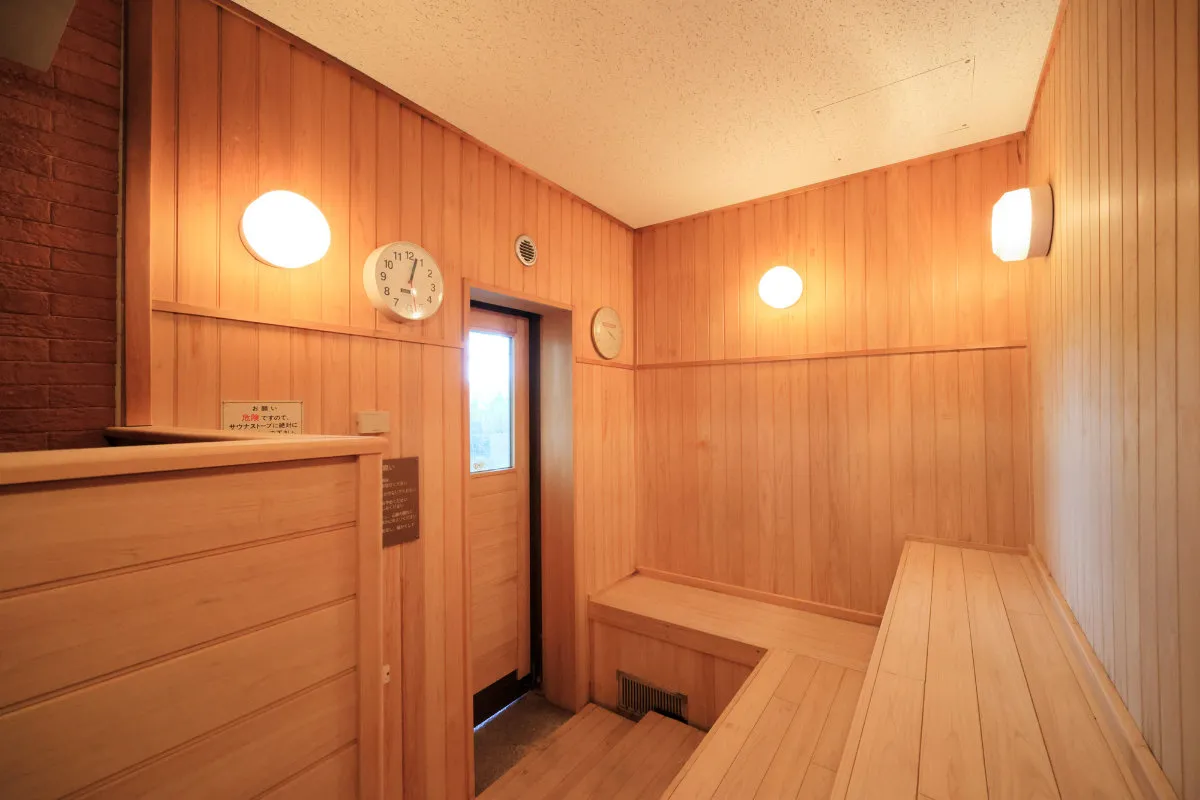 Sauna included