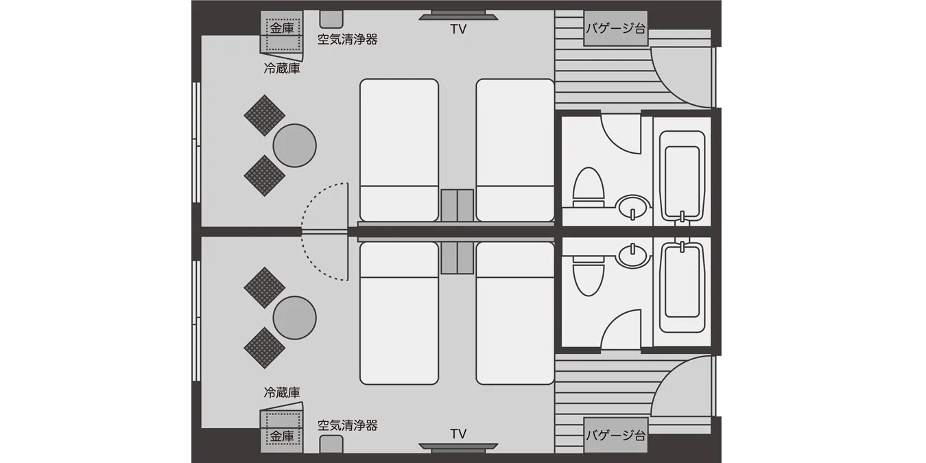 Oceanview Standard Twin (Connecting)