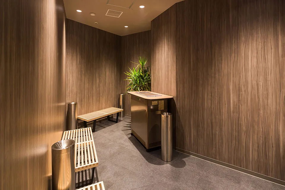 Smoking area