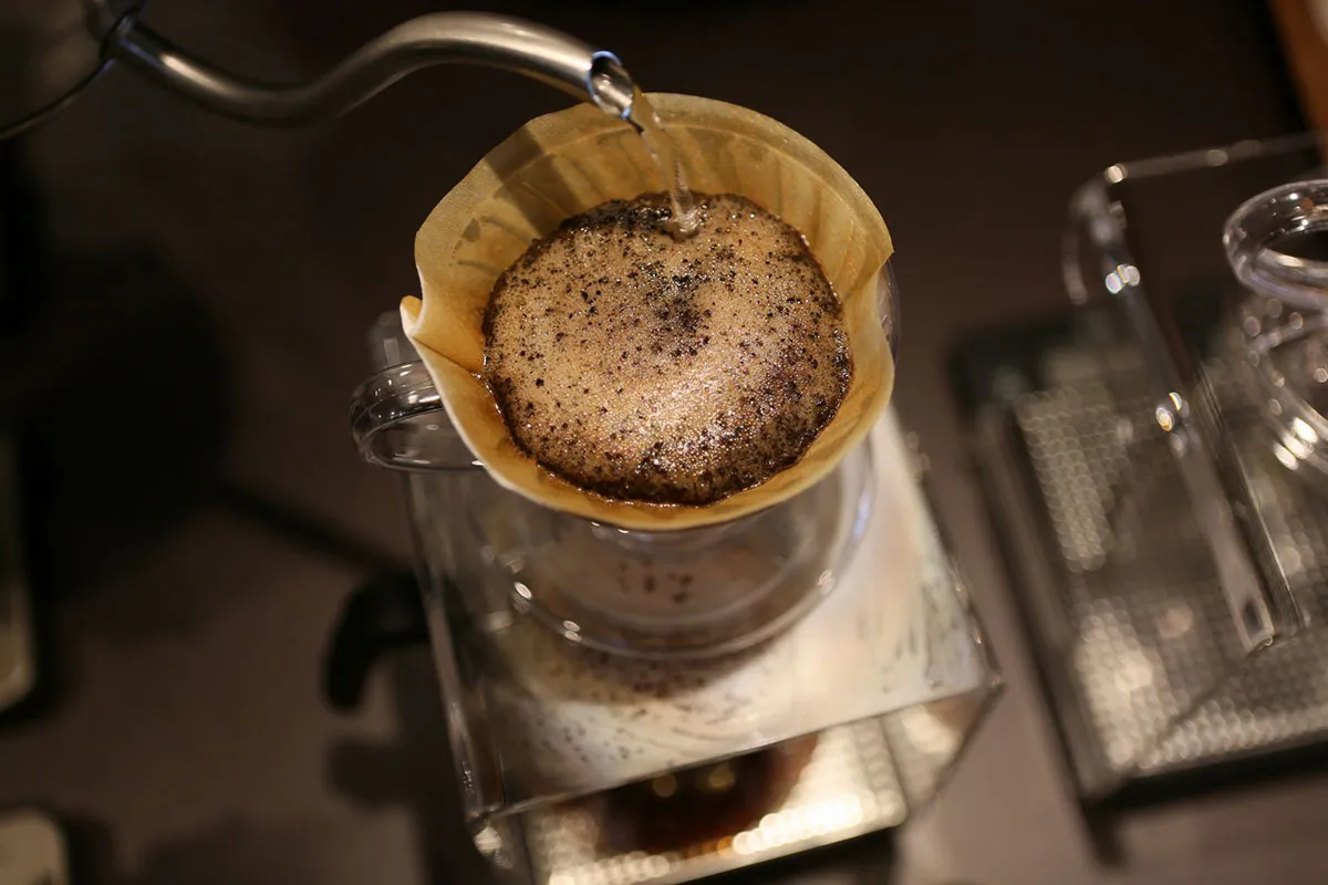 Hand-drip coffee