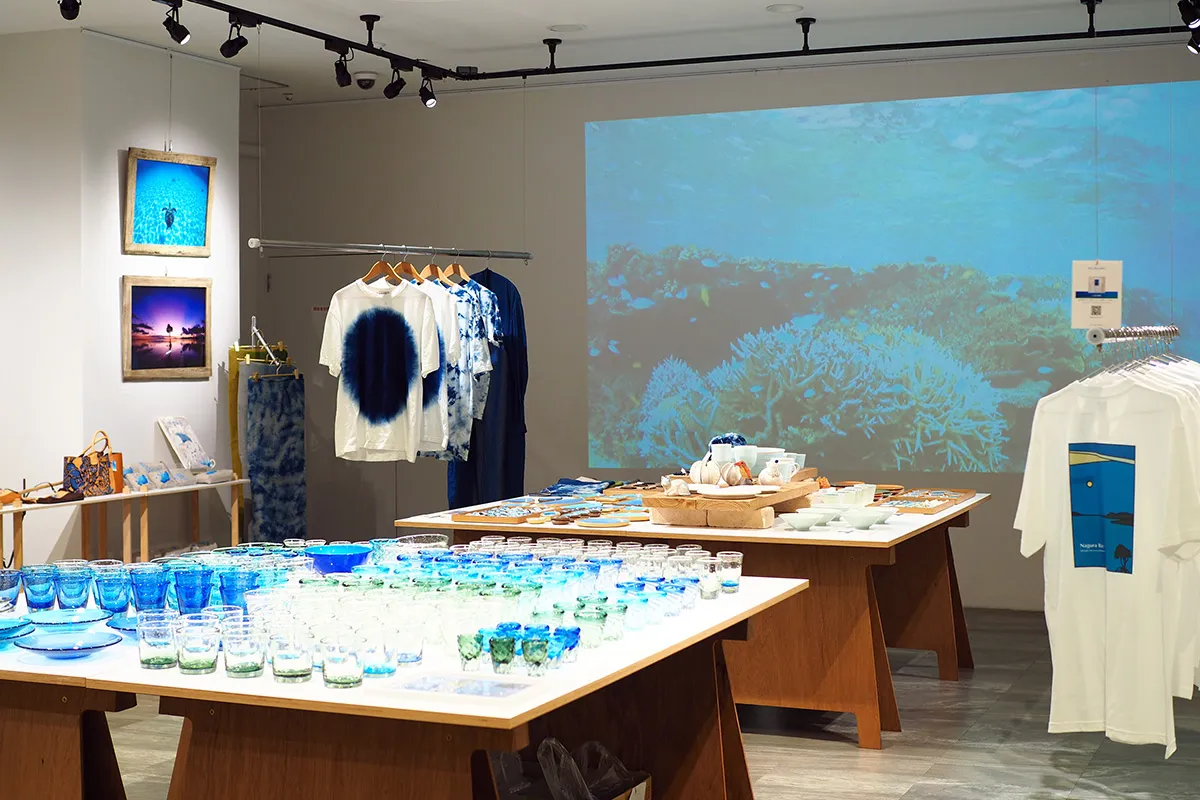 Inside the store
