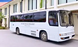 Beach shuttle bus